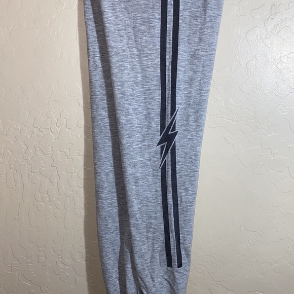 Bird & Vine Los Angeles grey lightning bolt joggers - Picture 6 of 9